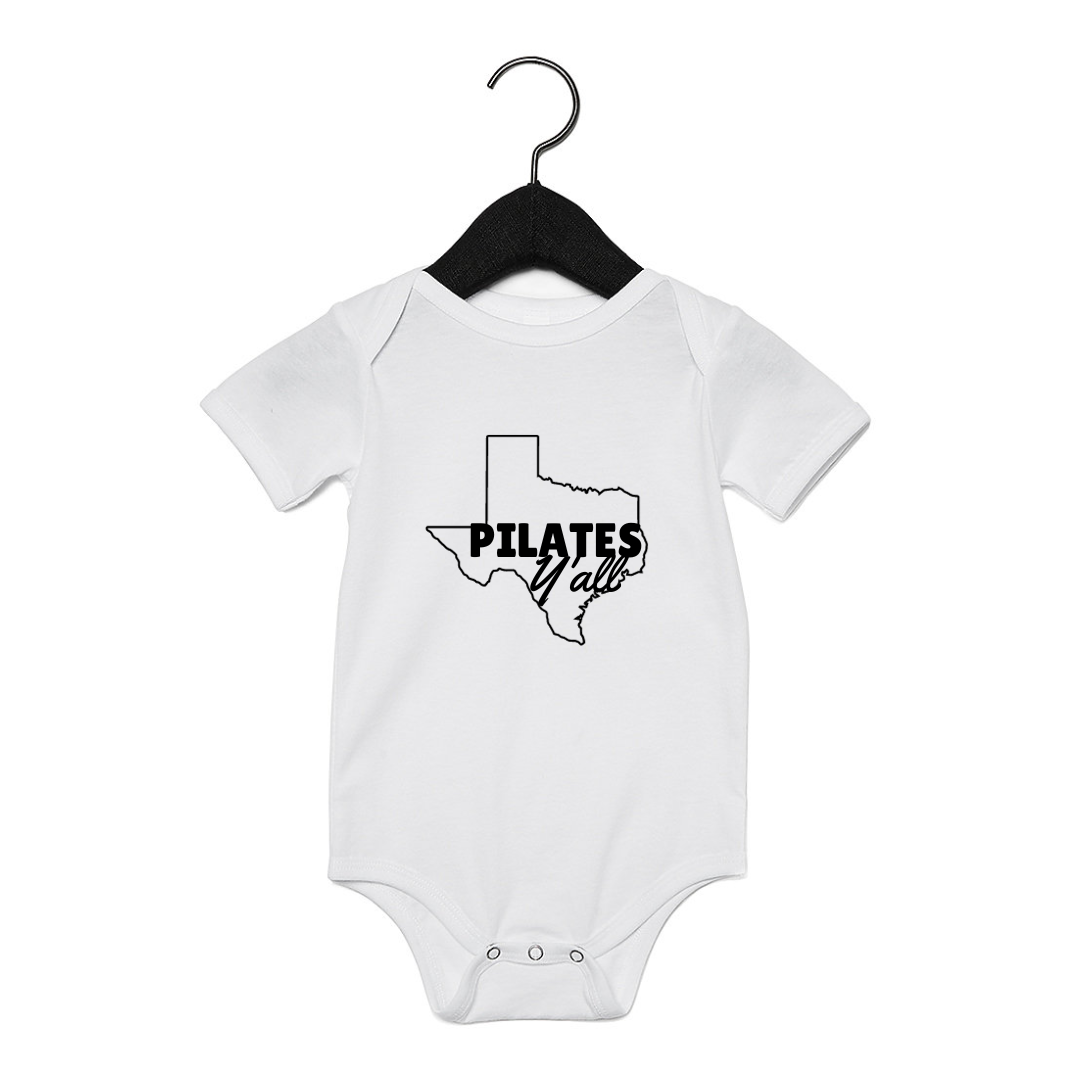 Pilates Y'all Onesie