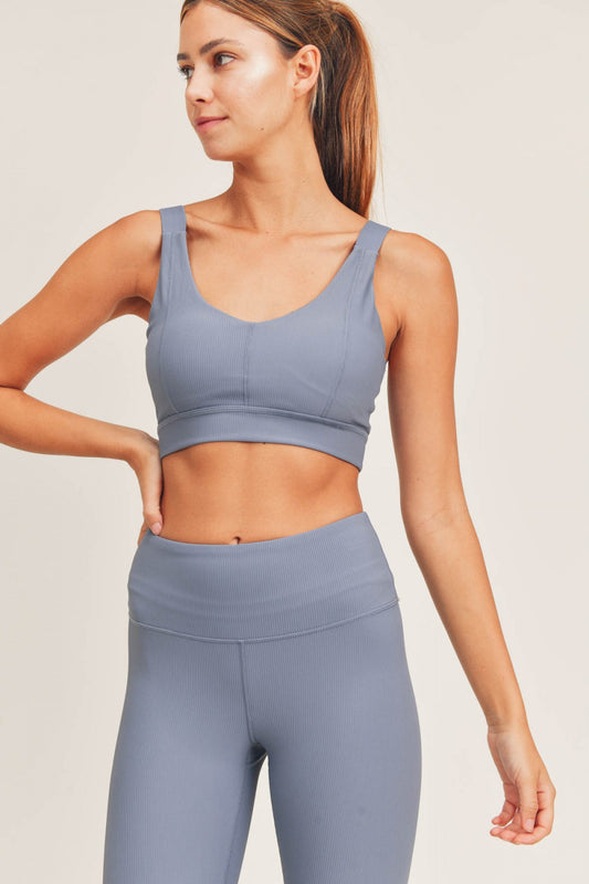 Ribbed Ocean Bra