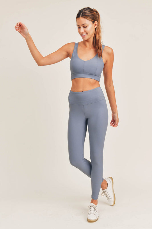 Ribbed Ocean Leggings