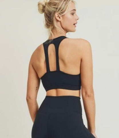 Tree Hugger Bra in Black