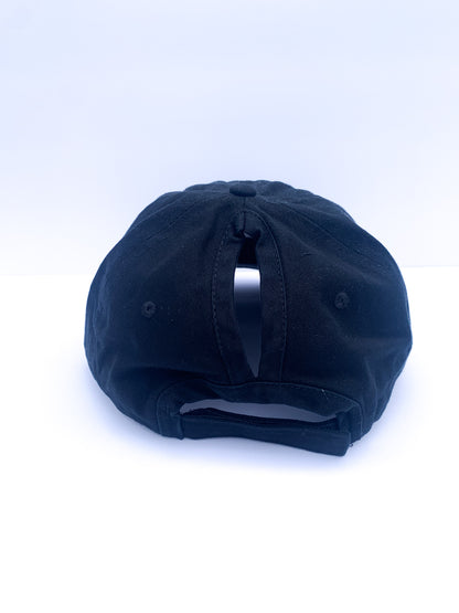 High Ponytail Baseball Hats Bundle - Pink, Black & White